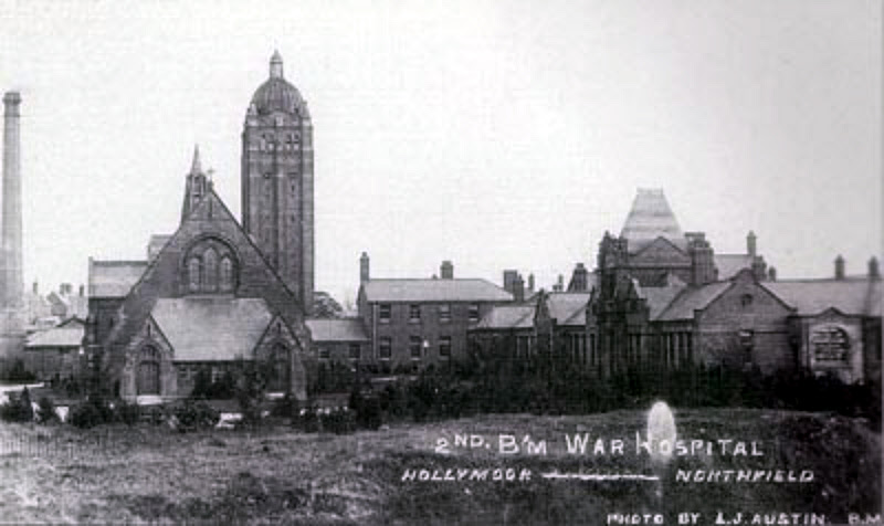 Northfield Hospital, Birmingham in WW1